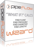 Pipe Flow Wizard Software for flow rate and pipe pressure drop calculations