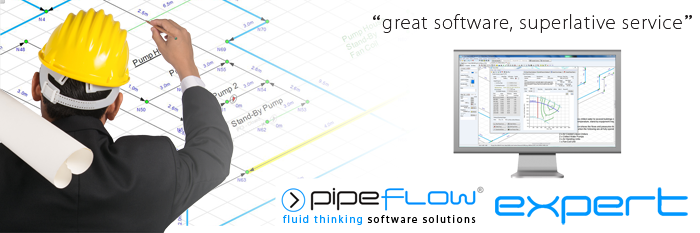 Pipe Flow Expert Software for flow rate and pressure drop calculations