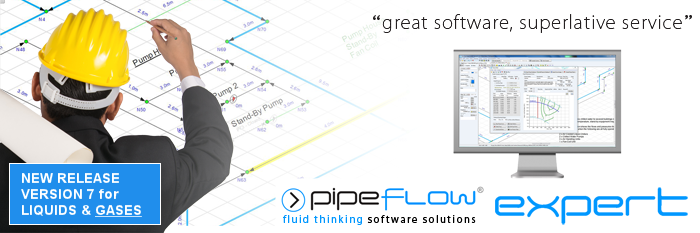 Piping Design Software: Pipe Flow Calculations and Pipe Pressure Drop Calculations