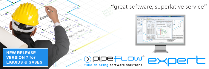 Pipe Flow Charts Calculator