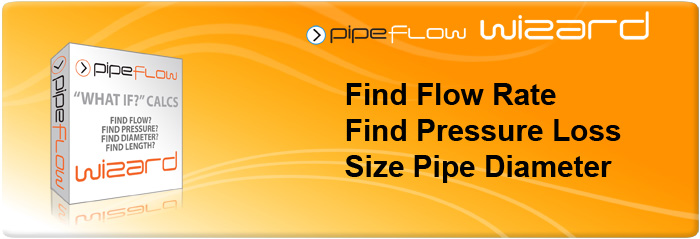 Pipe Flow Charts Calculator