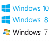 Designed for Microsoft Windows 10, Windows 8, Windows 7, Windows Vista