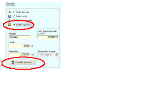 Channel Length Expansion Calculation