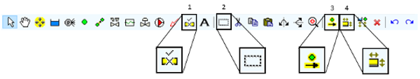 Pipe Flow Expert Selection Buttons Tool Bar